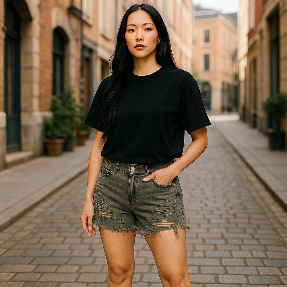 AMERICAN EAGLE SHORT JEAN - Picture 9 of 10